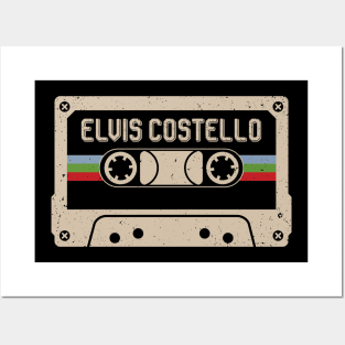 Elvis Costello Vintage Cassette Tape Posters and Art